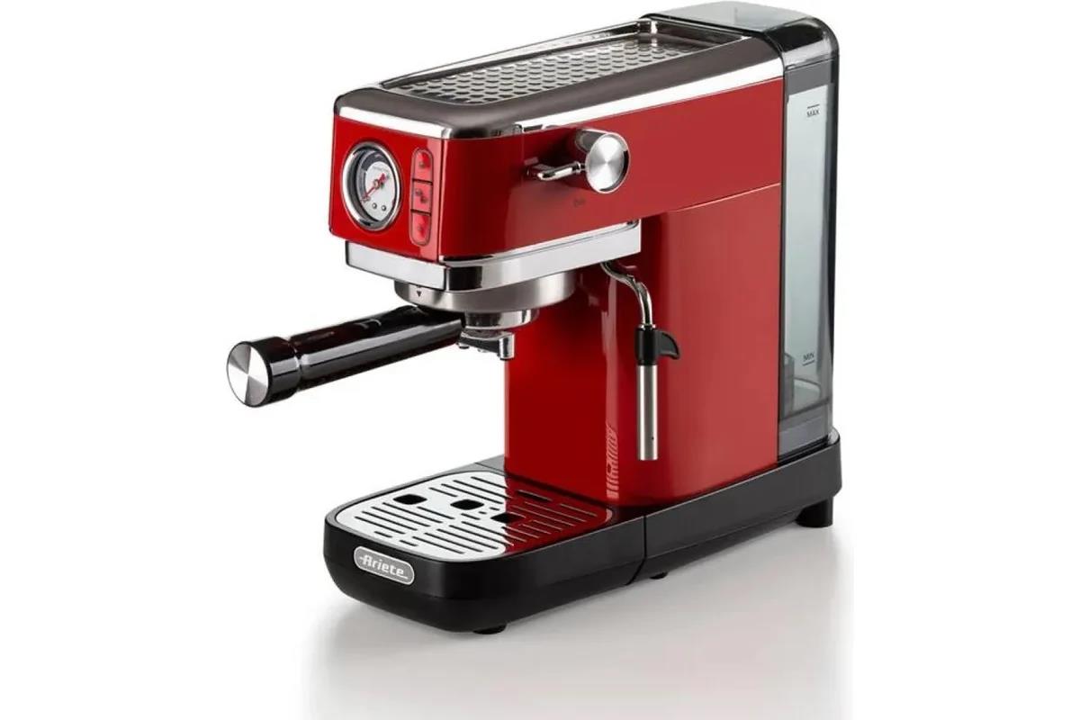 Изображение Кофеварка Ariete 00M138113AR0 красный, молотый, 1300 Вт, 15 бар (рожковая//1300 Вт )