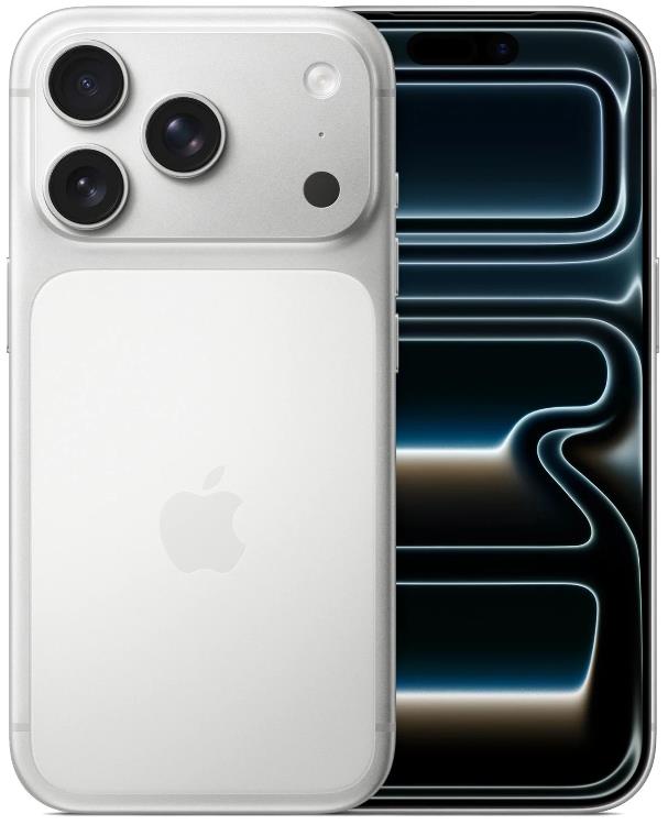 Изображение Смартфон Apple iPhone 17 Pro A3523 (256 Гб/12 Гб) серебристый