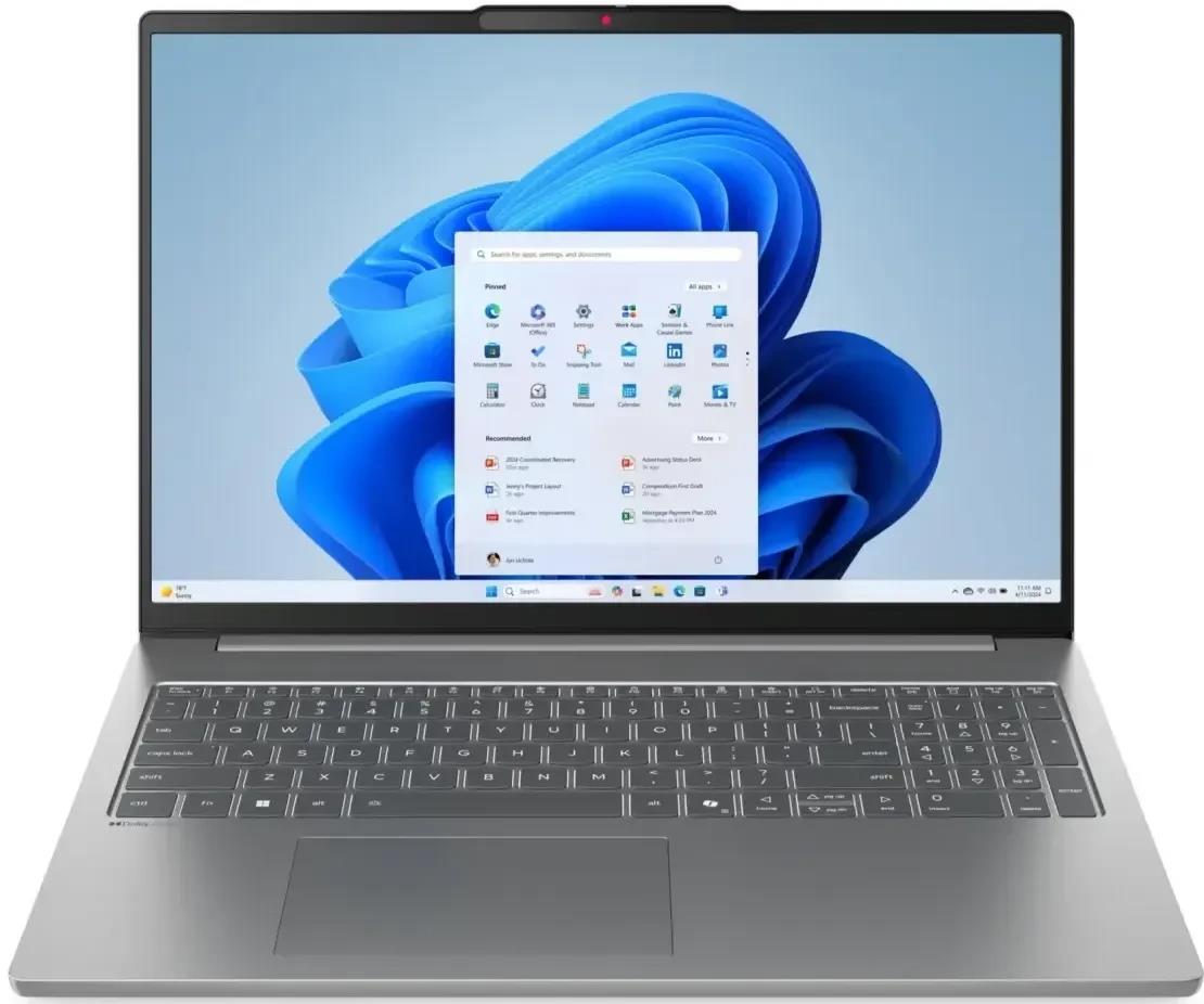 Изображение Ноутбук Lenovo IdeaPad Slim 5 16ARP10 (AMD 7735HS 3200 МГц/ SSD 1024 ГБ  /RAM 32 ГБ/ 16" 1920x1200/VGA встроенная/ Без ОС) (83HU003JRK)