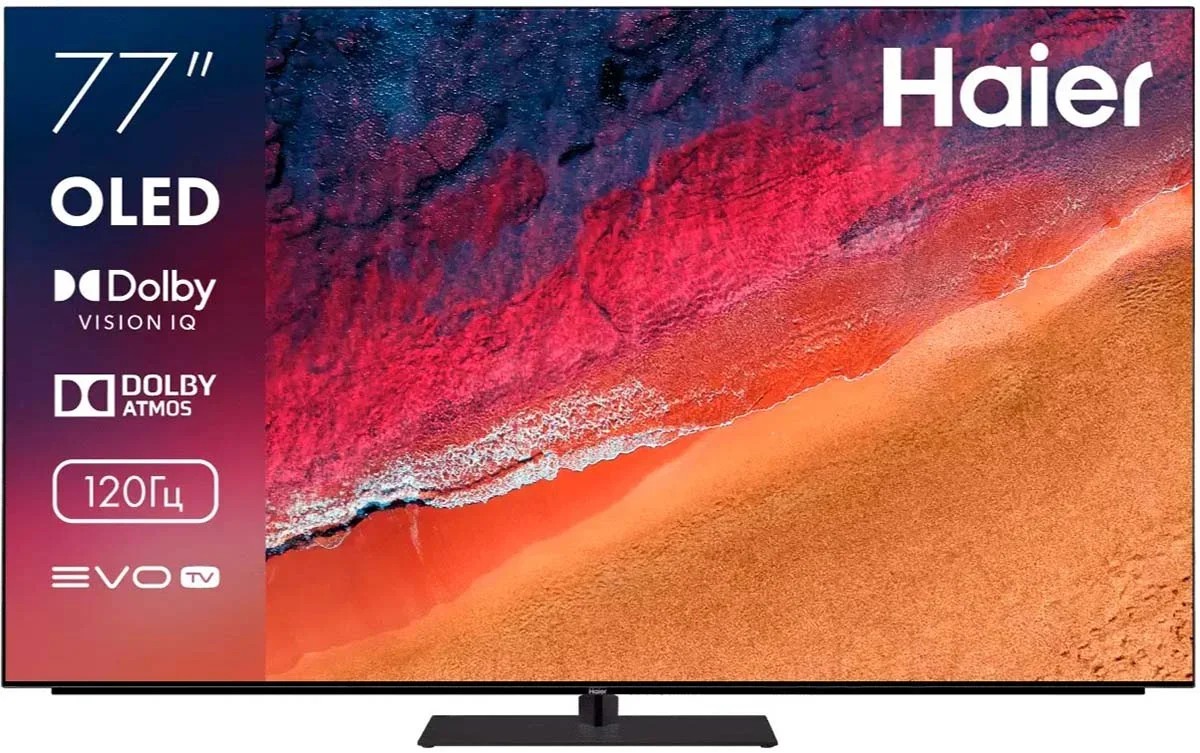 Изображение Телевизор Haier 77 OLED S9 PRO 77" HDR, 4K Ultra HD Smart TV черный