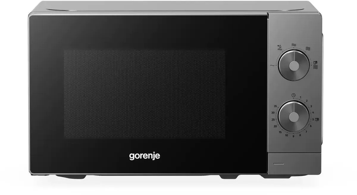 Изображение Микроволновая печь Gorenje MO20E1T4 (700 Вт  20 л    серый, стальной)