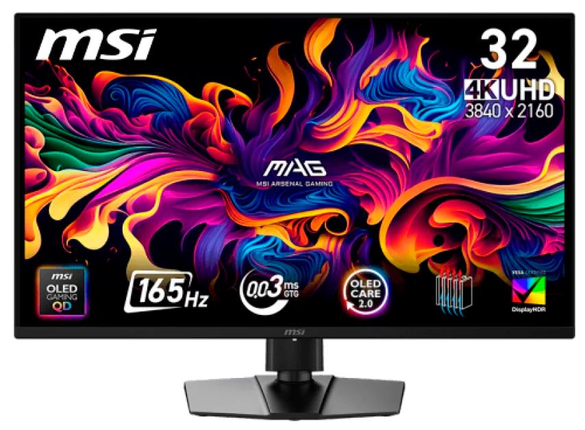 Изображение Монитор MSI MAG 322UP QD-OLED E16 (31,5 "/3840x2160/OLED)