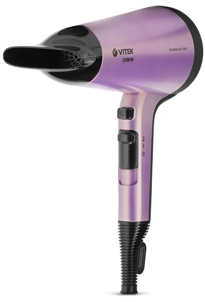 Изображение Фен VITEK VT-8224 (2100 Вт /фиолетовый, черный)