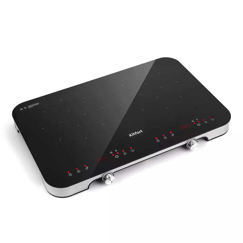 Изображение Плита настольная Kitfort КТ-149 (Индукционная, стеклокерамика, черный)