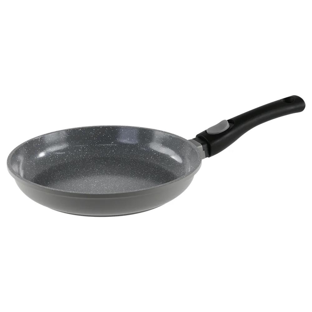 Изображение Универсальная сковорода Topdevice PRIMA 28 с антипригарным покрытием 28см/серый (28 см Съемные ручки)