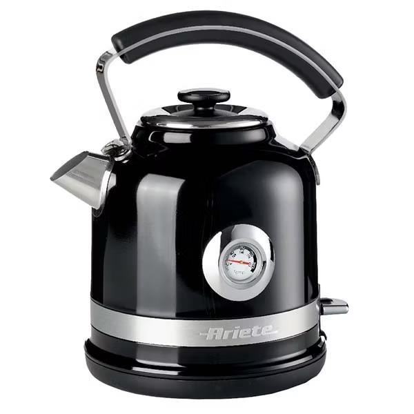Изображение Электрический чайник Ariete Moderna 2854/02  (2000 Вт/1,7 л /нержавеющая сталь/черный)