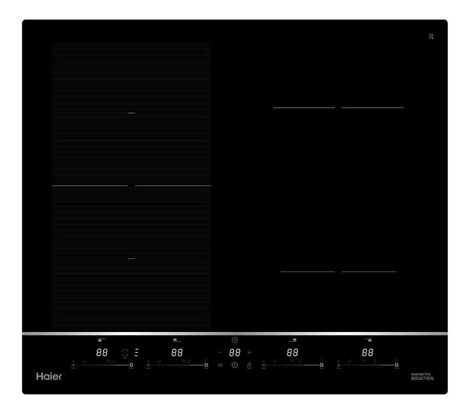 Изображение Варочная панель Haier HHY-Y64WBFLB (черный)