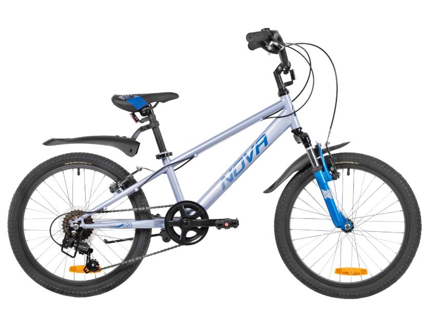 Изображение Велосипед Novatrack Pointer 20 (178706) (серый/20 "/)-2026 года 20SH6V.POINTER.GR6