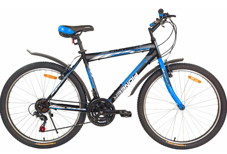 Изображение Велосипед Pioneer Pilot 26 (белый, черный, синий/26 "/21.0 ")-2022 года