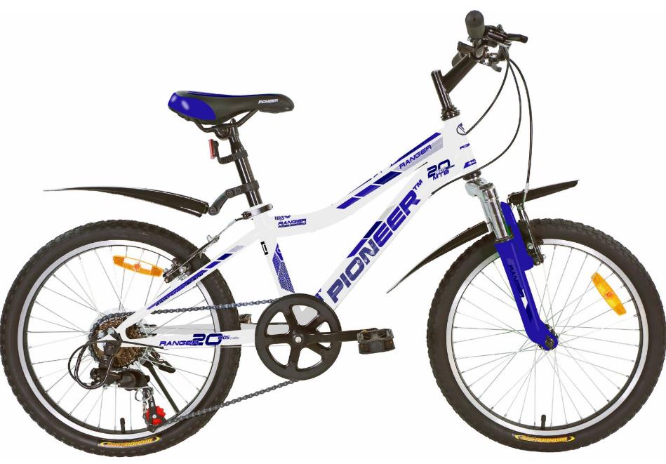 Изображение Велосипед Pioneer Ranger 20 (белый, синий, темно-синий/20 "/11.0 ")-2021 года