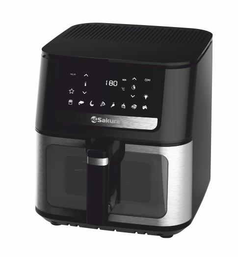 Изображение Аэрогриль Sakura SA-7692BK (1700 Вт /10 л )