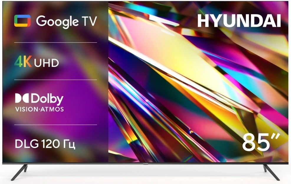 Изображение Телевизор Hyundai H-LED85BU7011 85" HDR, 4K Ultra HD Smart TV черный