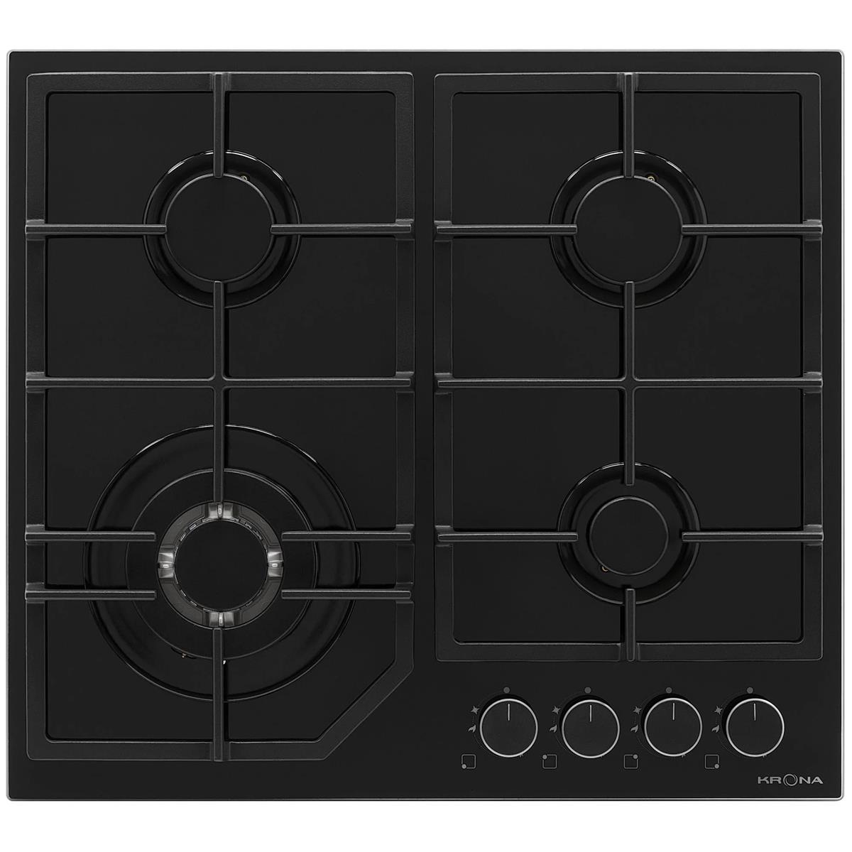 Изображение Варочная панель Krona NEBEL 60 BL W (черный)