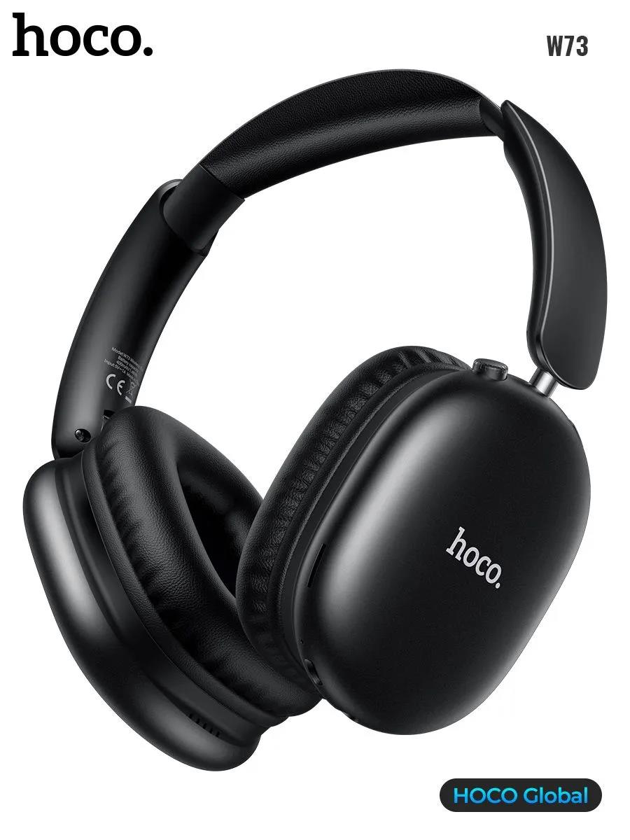 Изображение Bluetooth-гарнитура/наушники Hoco W73 (черный)