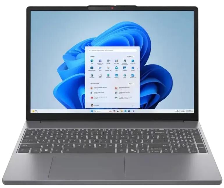 Изображение Ноутбук Lenovo IdeaPad Slim 3 16IRH10 (Intel 13420H 2100 МГц/ SSD 512 ГБ  /RAM 8 ГБ/ 16" 1920x1200/VGA встроенная/ Без ОС) (83K2005VPS)