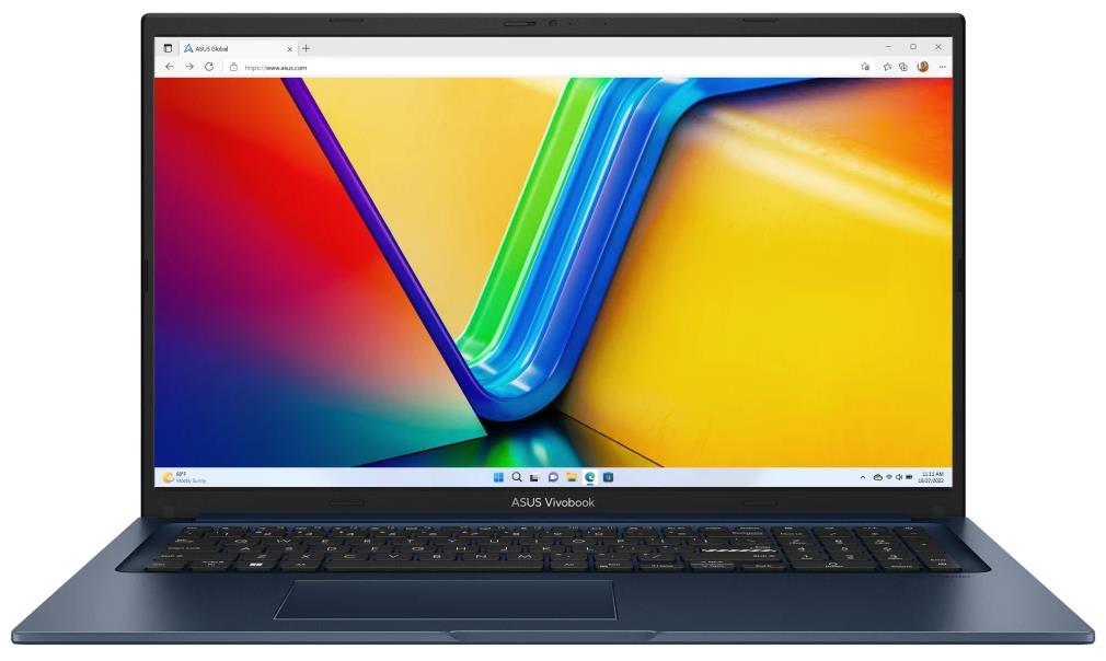 Изображение Ноутбук Asus X1704VA Vivobook 17 (Intel 100U 1200 МГц/ SSD 512 ГБ  /RAM 16 ГБ/ 17.3" 1920x1080/VGA встроенная/ Без ОС) (90NB13X2-M00MM0)
