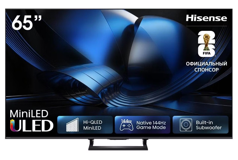 Изображение Телевизор Hisense 65U7S 65" HDR, 4K Ultra HD Smart TV серый