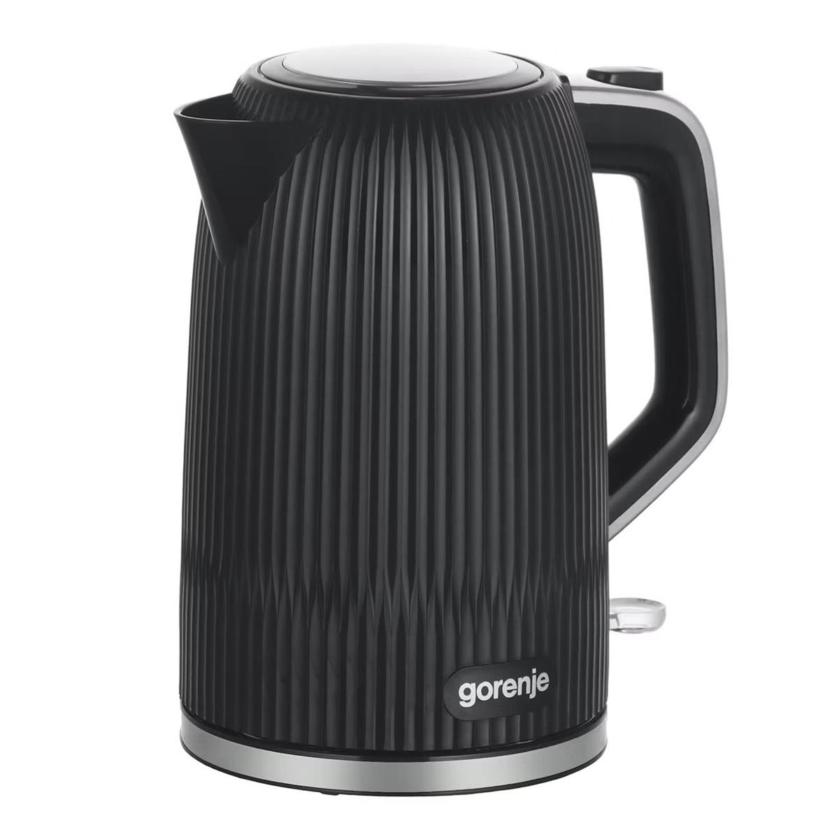 Изображение Электрический чайник Gorenje K17OPB (2200 Вт/1,7 л /металл, пластик/черный)