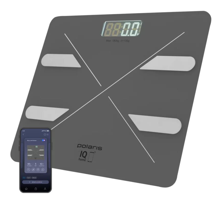 Изображение Весы Polaris PWS 1898 IQ Home макс.180кг ,графитовый