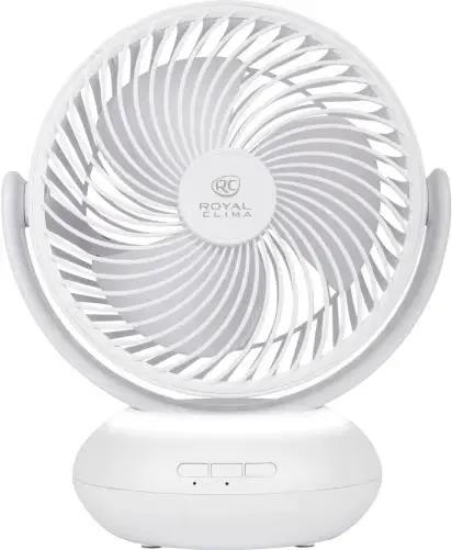 Изображение Вентилятор Royal Clima RSF-0701E-WT белый, настольный, 5 Вт, 3 скорости