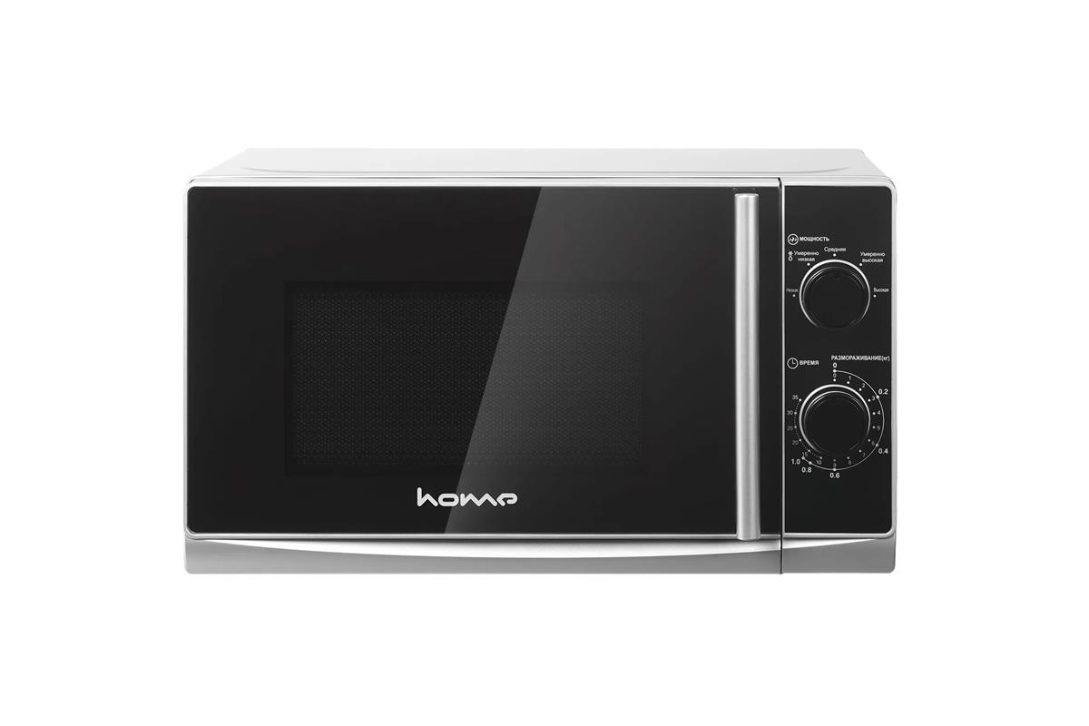 Изображение Микроволновая печь HOME HMM207ES (700 Вт  20 л    черный, серебристый)