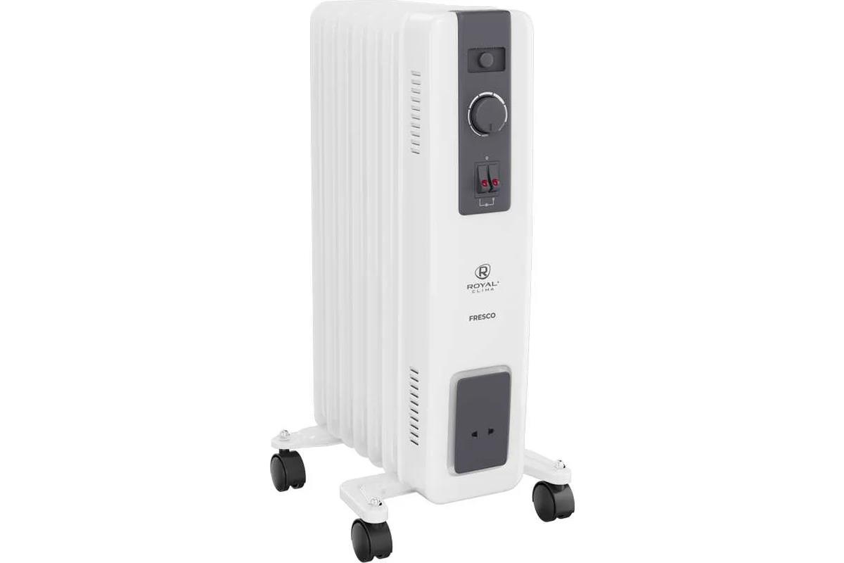 Изображение Масляный радиатор Royal Clima ROR-FR9-2000M 2000Вт белый/черный (2000 Вт  /9 секций)