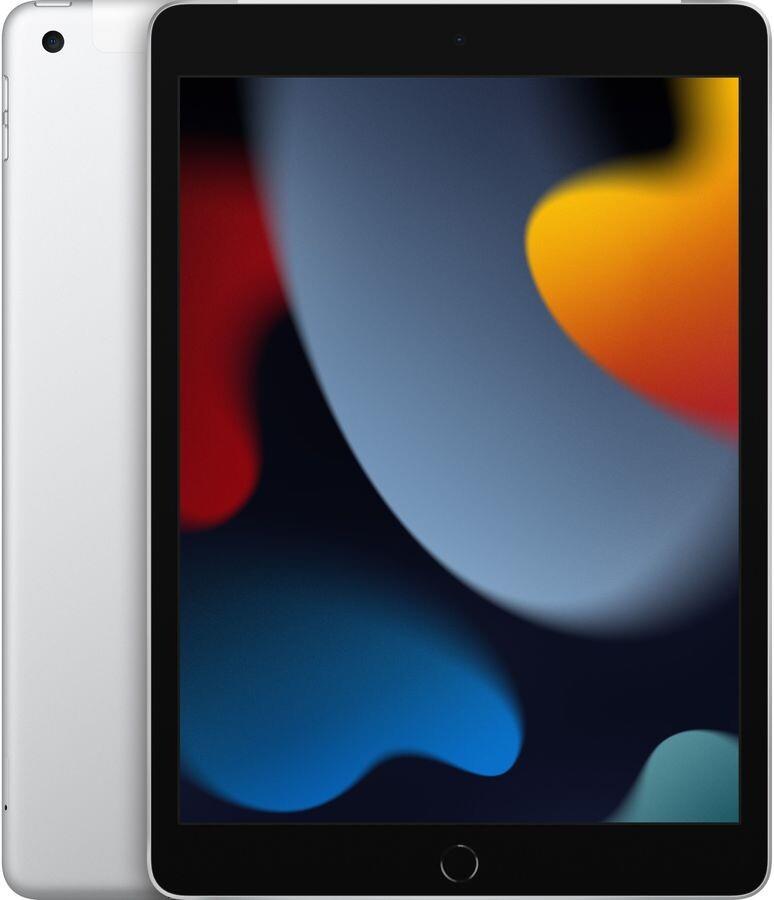 Изображение Планшет Apple iPad 2021 Wi-Fi + Cellular A2604, 10.2", 64 Гб/3 Гб, GPS, GSM, серебристый (MK493HN/A)