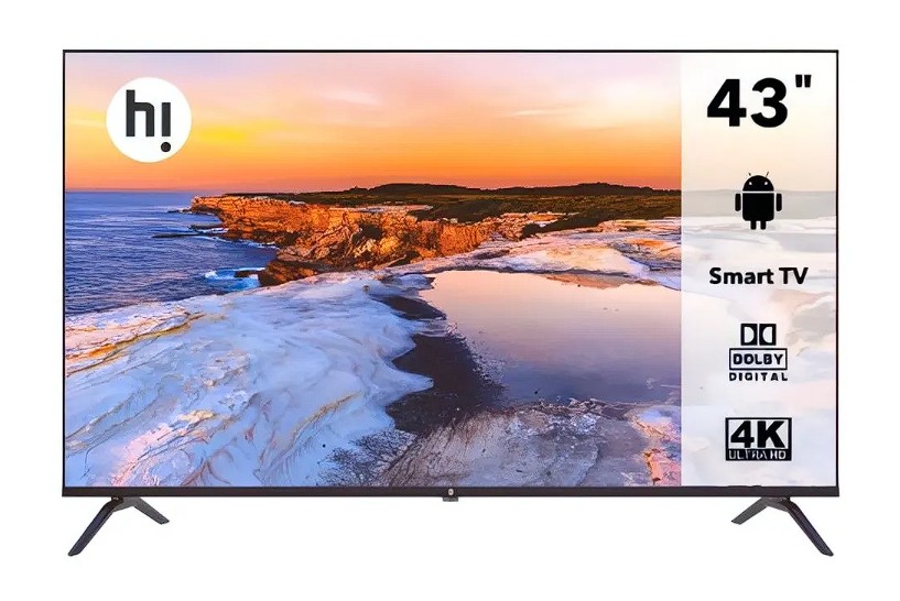 Изображение Телевизор Hi HX-43U01FB 43" 4K Ultra HD Smart TV черный
