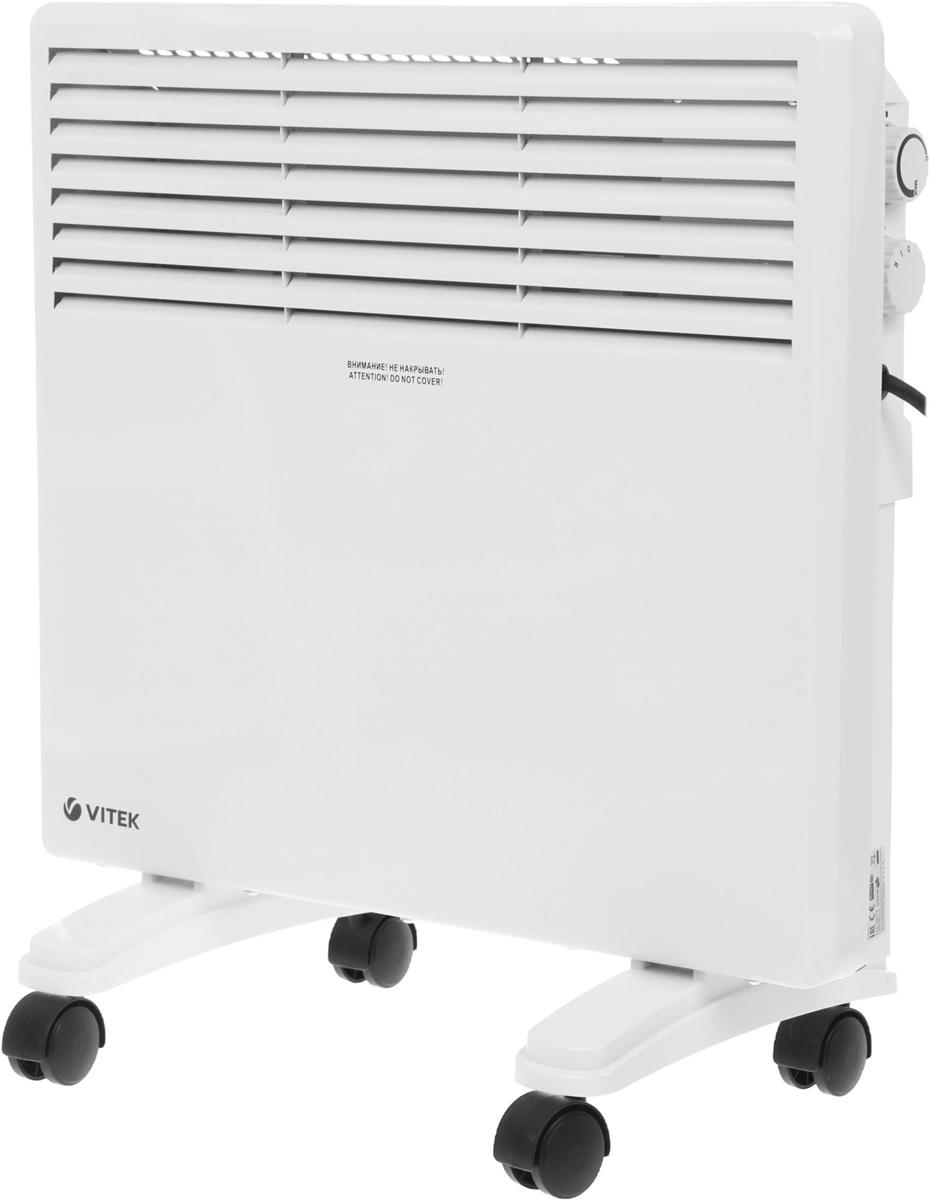 Изображение Конвектор VITEK VT-2183 белый, 1000Вт, 20м2, термостат (1000 Вт )
