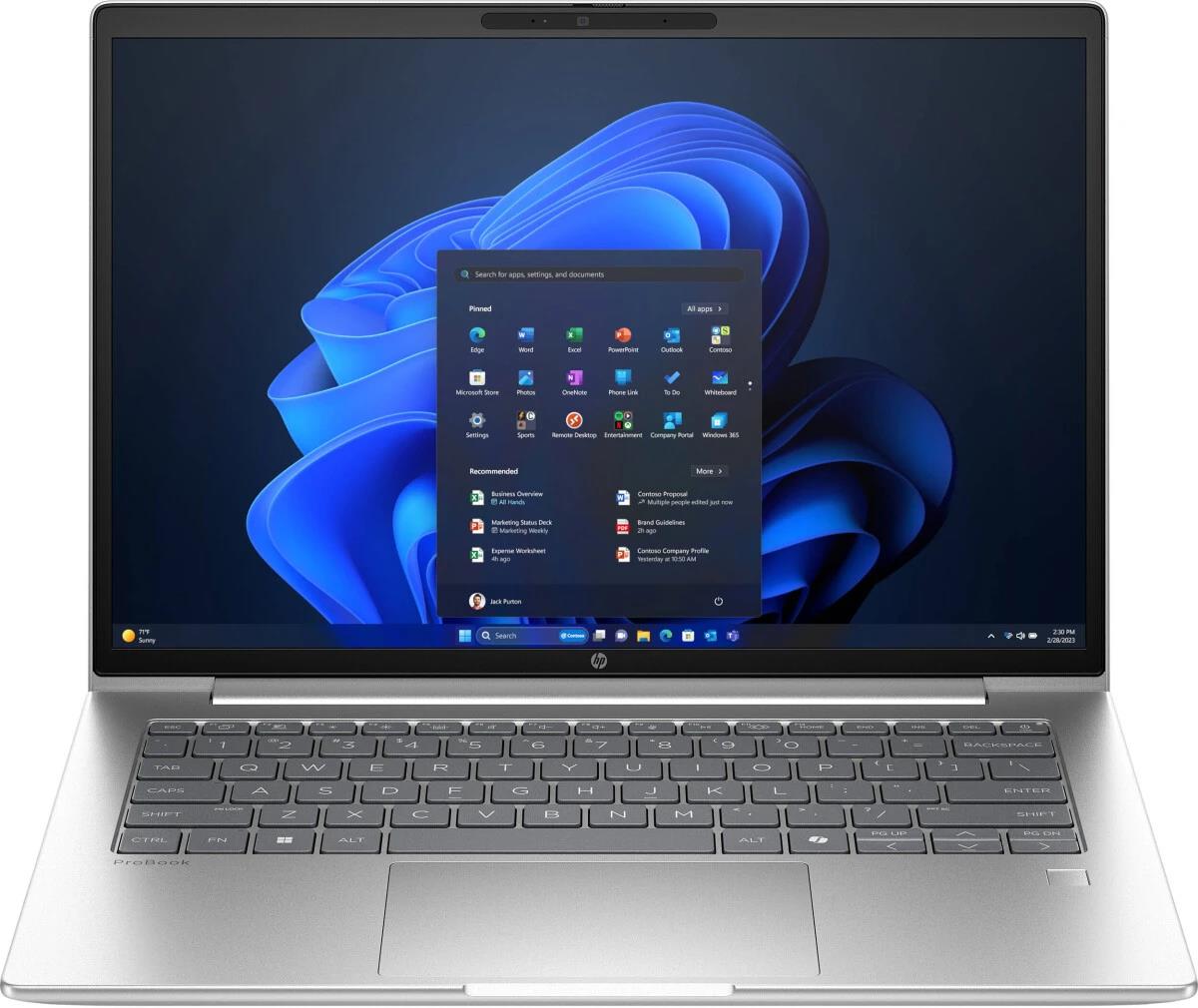 Изображение Ноутбук HP ProBook 4 G1ah 14 (AMD 220 3200 МГц/ SSD 512 ГБ  /RAM 16 ГБ/ 14" 1920x1200/VGA встроенная/ Windows 11 Pro) (BY2K7AT)
