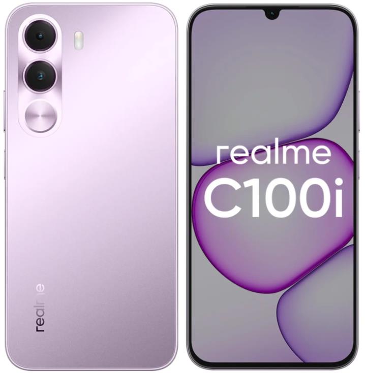 Изображение Смартфон Realme C100i (128 Гб/4 Гб) фиолетовый