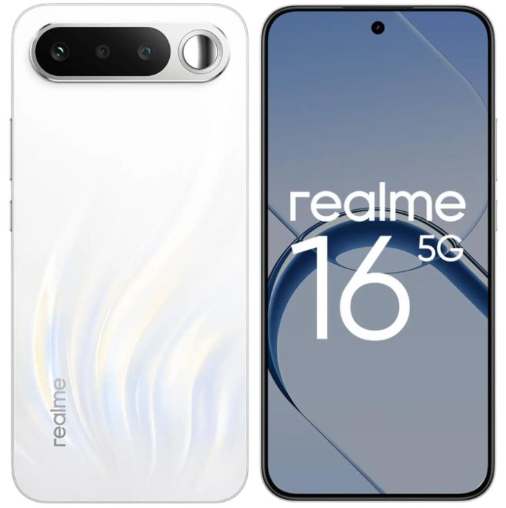 Изображение Смартфон Realme 16 (256 Гб/8 Гб) белый