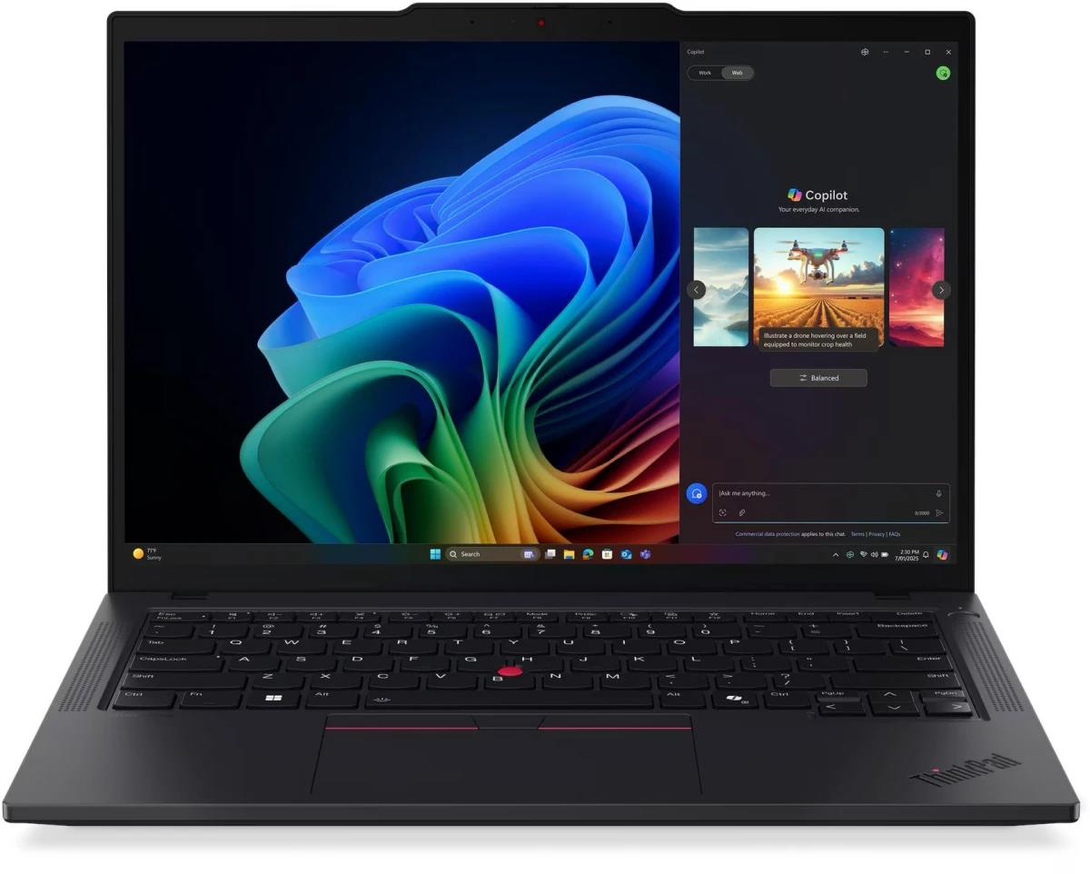 Изображение Ноутбук Lenovo ThinkPad T14 Gen 6 (AMD 350 2000 МГц/ SSD 512 ГБ  /RAM 16 ГБ/ 14" 1920x1200/VGA встроенная/ Windows 11 Pro) (21QJ00CNUS)