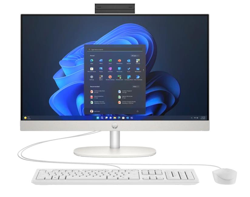 Изображение Моноблок HP ProOne 240 G10 (998J5ET) (23.8"/1.7 ГГц/8 Гб/SSD 512 Гб  нет  Гб/VGA встроенная/Без ОС)