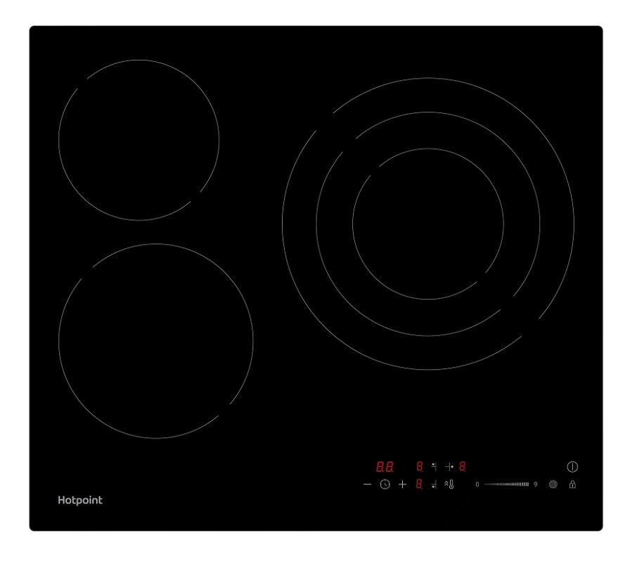 Изображение Варочная панель HOTPOINT HR 6O3 CS (черный)