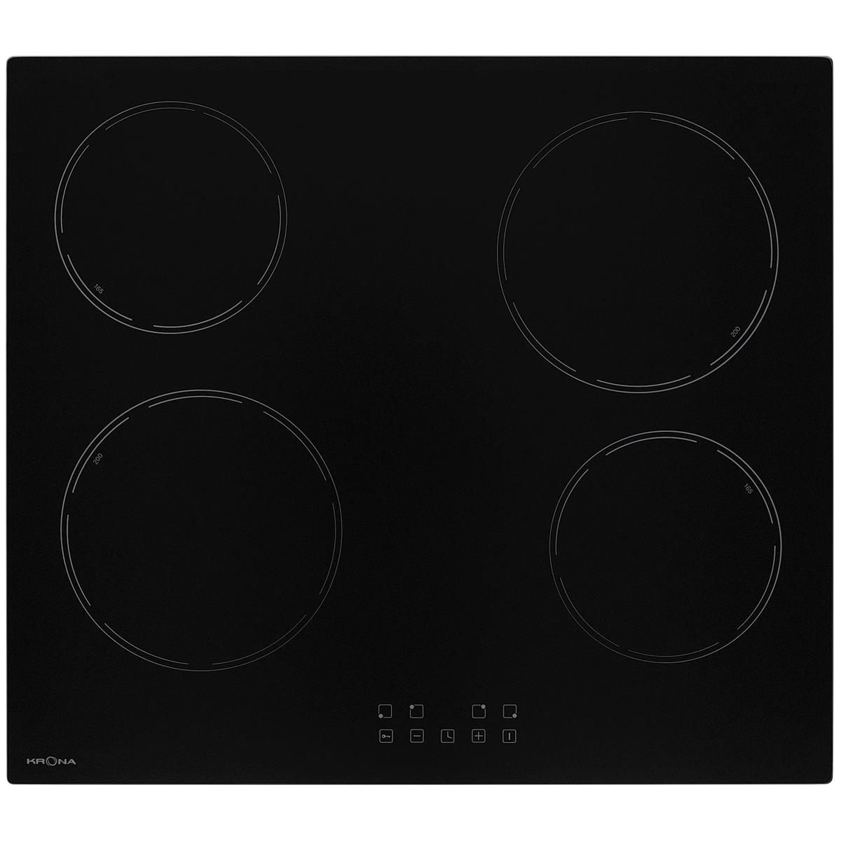 Изображение Варочная панель Krona EDEL 60 BL TK (черный)