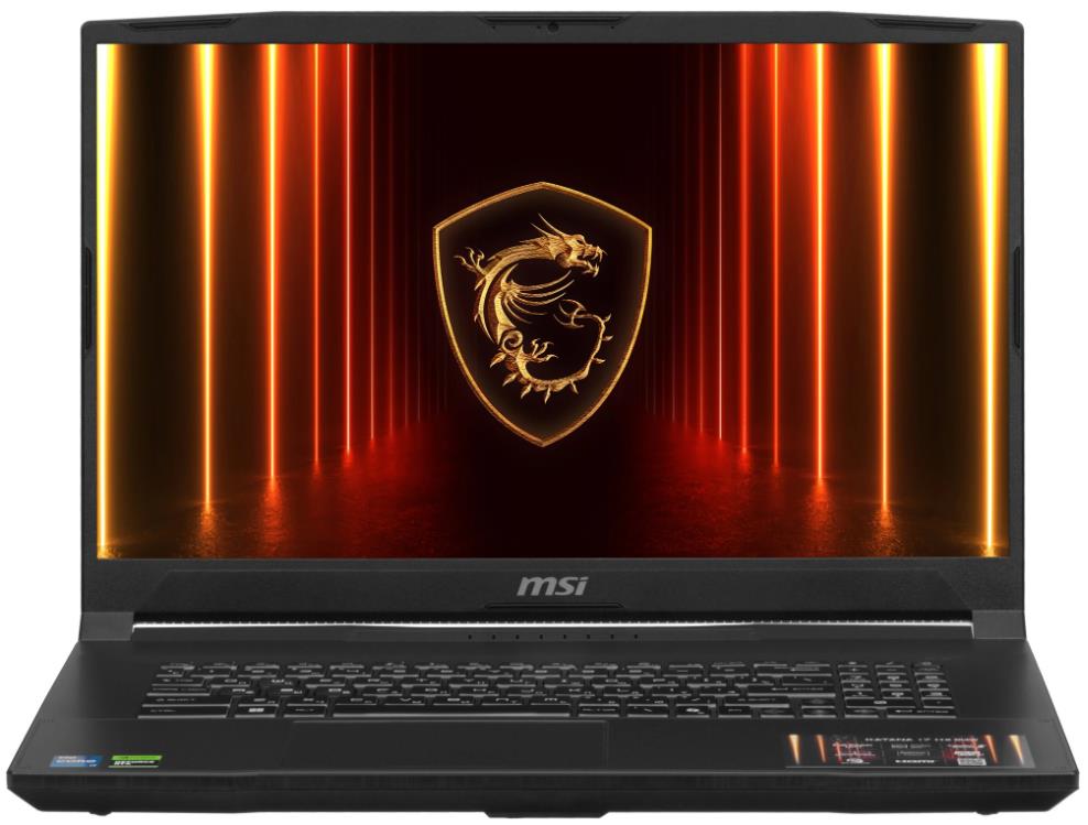 Изображение Ноутбук MSI Katana 17 HX B14WFK-214XRU (Intel 14650HX 1600 МГц/ SSD 1000 ГБ  /RAM 16 ГБ/ 17.3" 1920x1080/VGA дискретная/ Без ОС) (9S7-17L791-214)