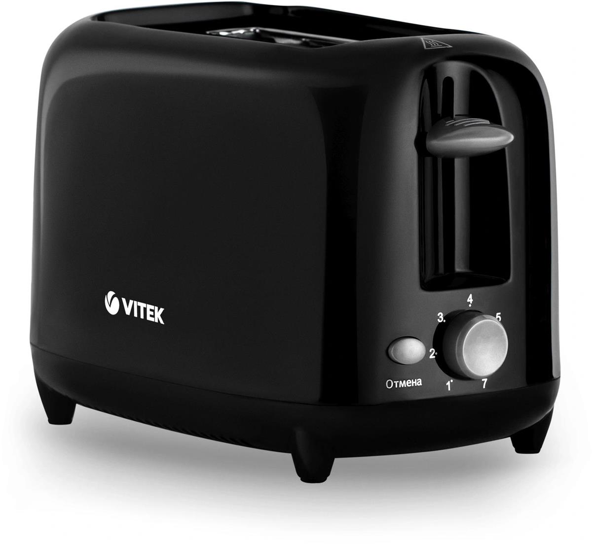 Изображение Тостер VITEK Illusion VT-1573 (700 Вт  черный)