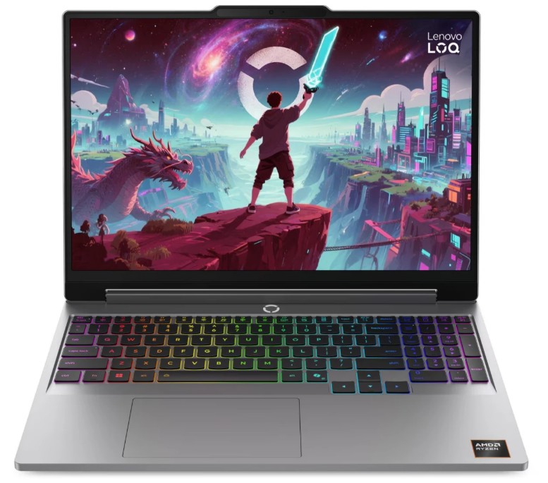 Изображение Ноутбук Lenovo LOQ 15AHP11 (AMD 250 3300 МГц/ SSD 512 ГБ  /RAM 16 ГБ/ 15.3" 1920x1200/VGA дискретная/ Без ОС) (83TN003GPS)