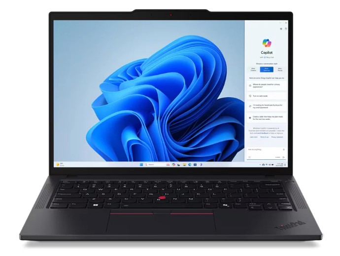 Изображение Ноутбук Lenovo ThinkPad T14 Gen 5 (Intel 165U 1700 МГц/ SSD 512 ГБ  /RAM 32 ГБ/ 14" 1920x1200/VGA встроенная/ Windows 11 Pro) (21ML008NUS)