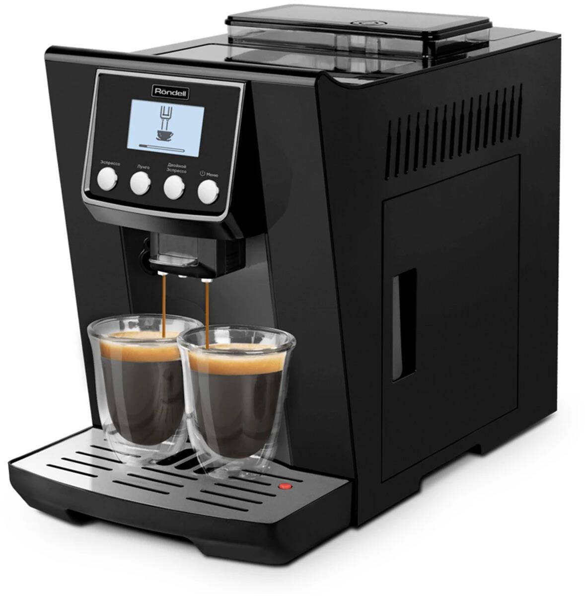 Изображение Кофемашина Rondell RDE-1103 (1450 Вт /19 бар/черный)