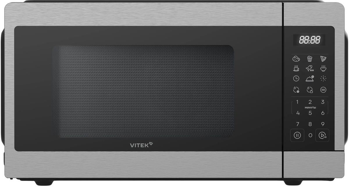 Изображение Микроволновая печь VITEK VT-MW1023 (900 Вт  23 л    серебристый)