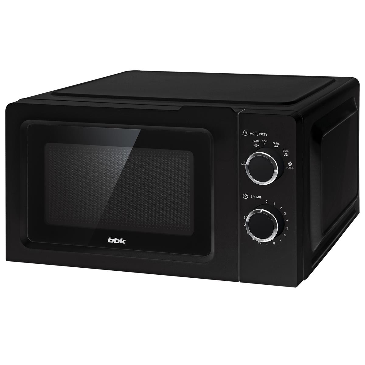 Изображение Микроволновая печь BBK 17MWS-760M/B (700 Вт  17 л    черный)