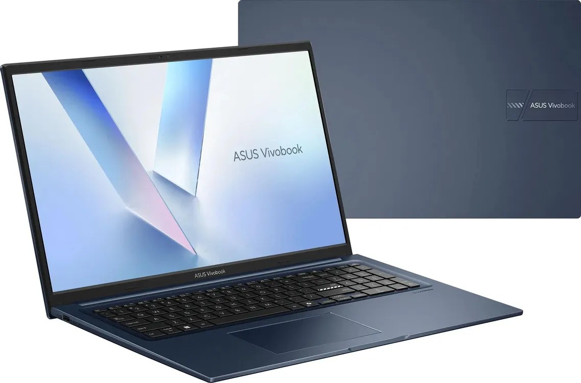 Изображение Ноутбук Asus Vivobook 17 X1704MA-AU035 (Intel 350 1500 МГц/ SSD 512 ГБ  /RAM 16 ГБ/ 17.3" 1920x1080/VGA встроенная/ Без ОС) (90NB17V2-M001D0)