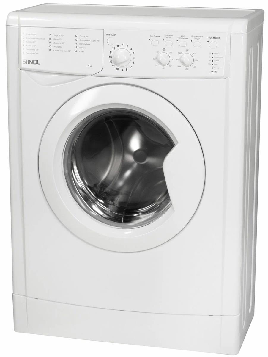 Изображение Стиральная машина Stinol WSTU 410 C, белый (фронтальная, 4 кг, 1000 об/мин )