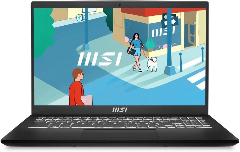 Изображение Ноутбук MSI Modern 15 H B13M-010US (Intel 13900H 2600 МГц/ SSD 1024 ГБ  /RAM 32 ГБ/ 15.6" 1920x1080/VGA встроенная/ Windows 11 Home) (9S7-15H411-018)
