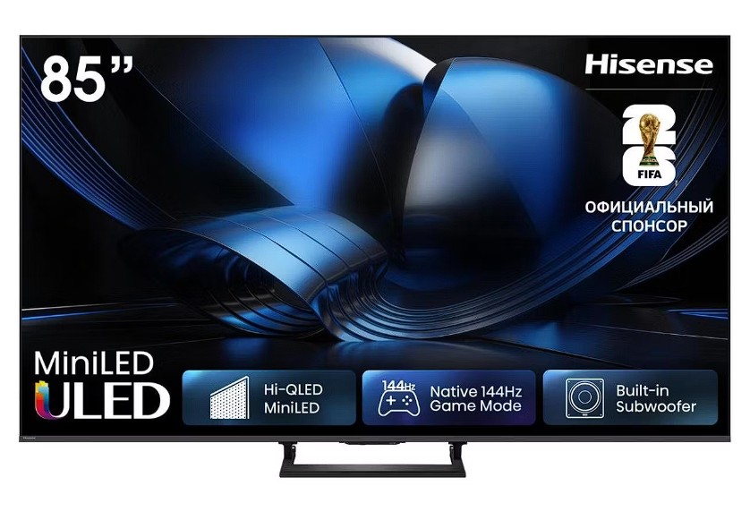 Изображение Телевизор Hisense 85U7S 85" HDR, 4K Ultra HD Smart TV серый