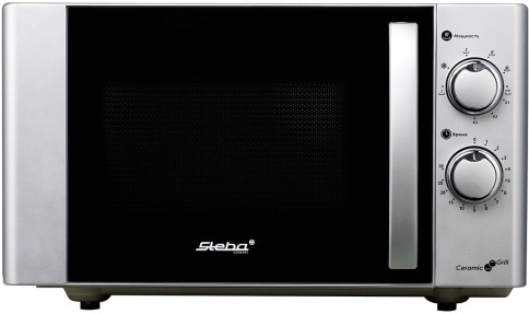 Изображение Микроволновая печь Steba MIC 2130 (700 Вт  20 л  Гриль  серебристый)