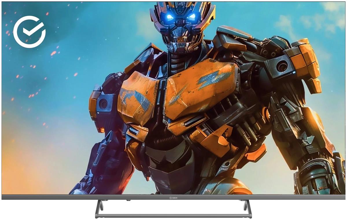 Изображение Телевизор Sber SDX-55UQ6000MGA 55" 4K Ultra HD Smart TV серый