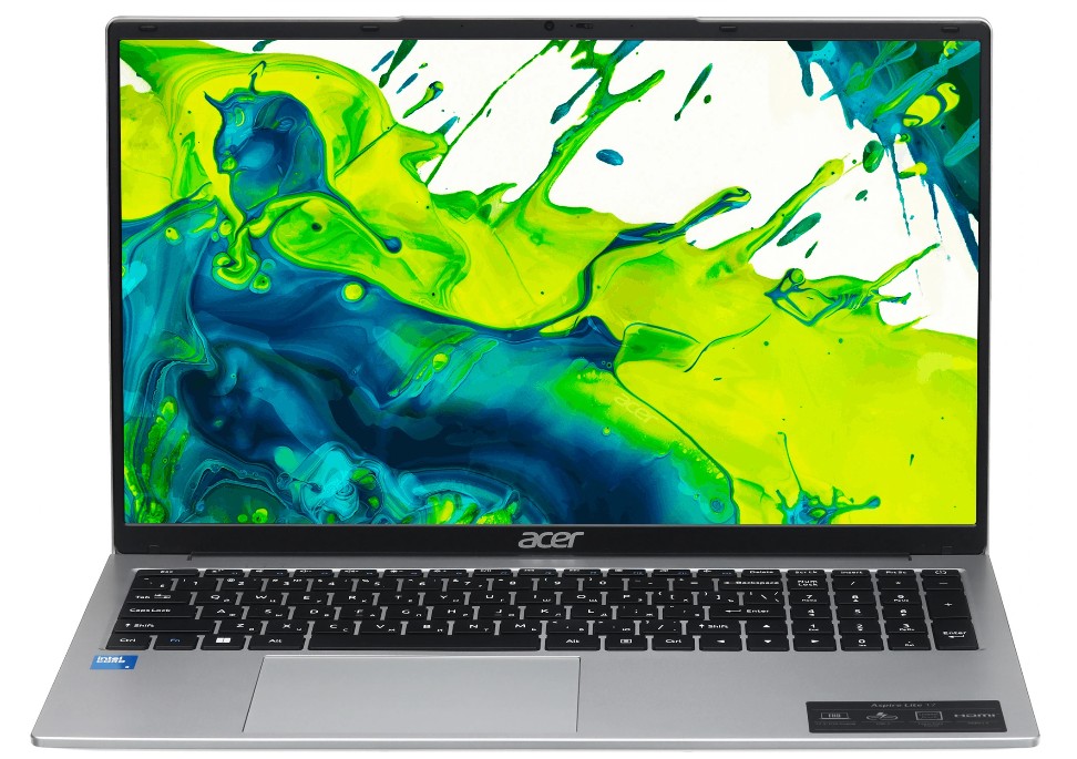 Изображение Ноутбук Acer Aspire Lite AL17-31P-3498 (Intel N355 1900 МГц/ SSD 512 ГБ  /RAM 8 ГБ/ 17.3" 1920x1080/VGA встроенная/ Без ОС) (NX.DDVCD.001)